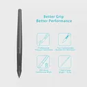🛍 Перезаряжаемая ручка Huion PE150 PF150 для планшетов для рисования Q11K G10T WH1409(8192)