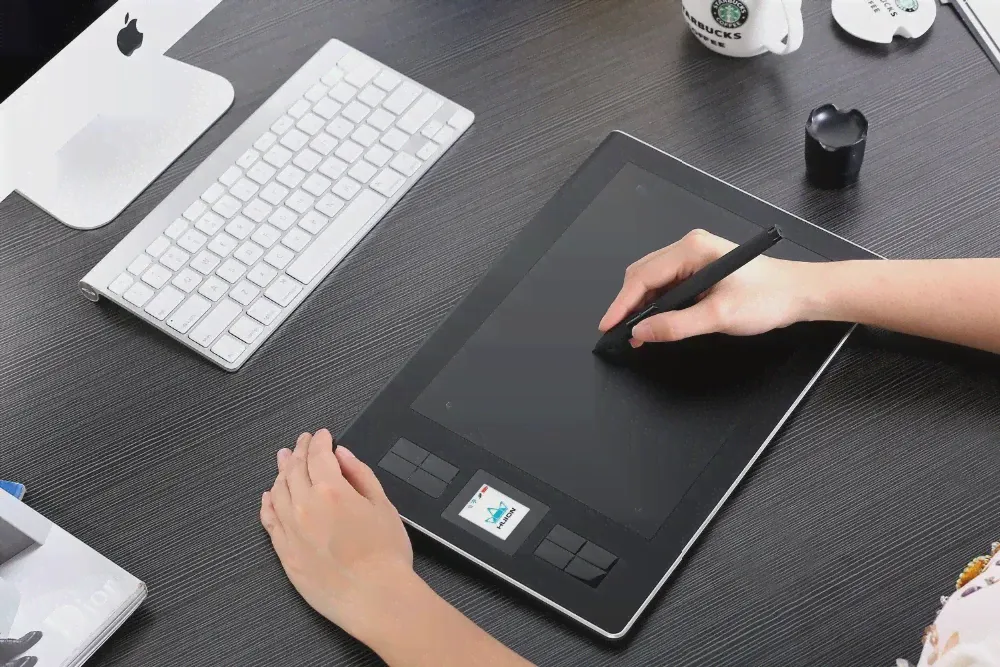 🛍 Беспроводной графический планшет Huion DWH69 9*6 дюймов, графический планшет, профессиональный цифровой планшет для рисования, ручка, планшет, перчатка для художника-0