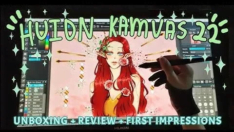 Huion Kamvas 22 [unboxing + review + first impression]