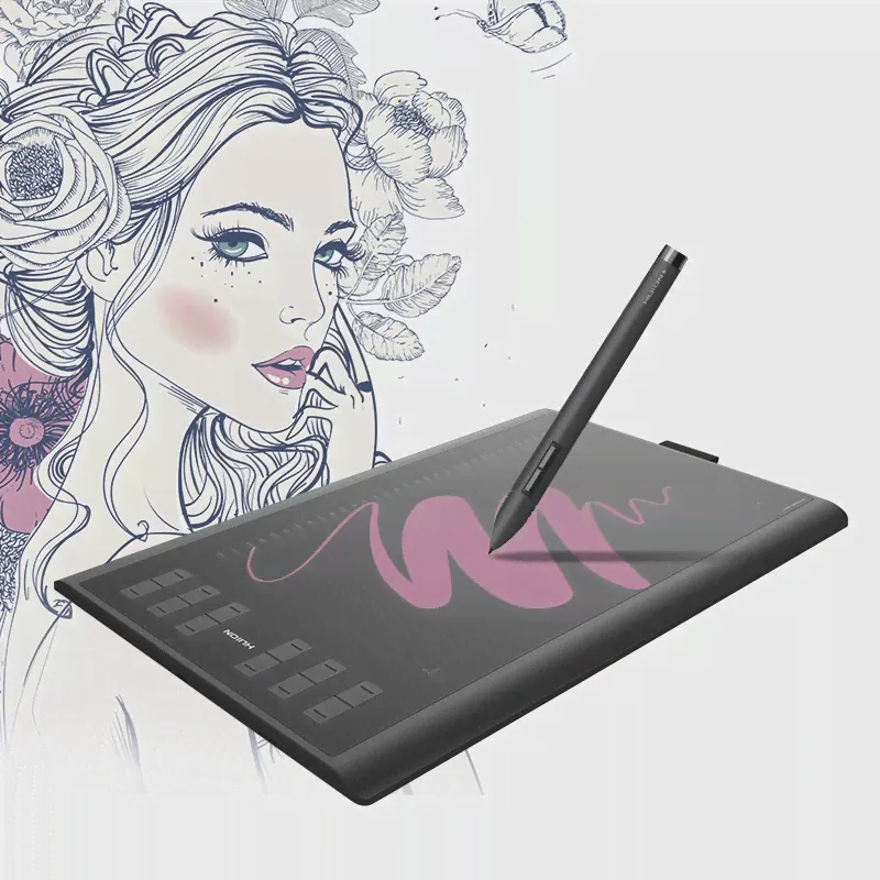 🛍 Перезаряжаемые графические планшеты PEN80, цифровой сенсорный Стилус P80 для Huion 420 H420 H610 K58 1060 Plus 680S-3