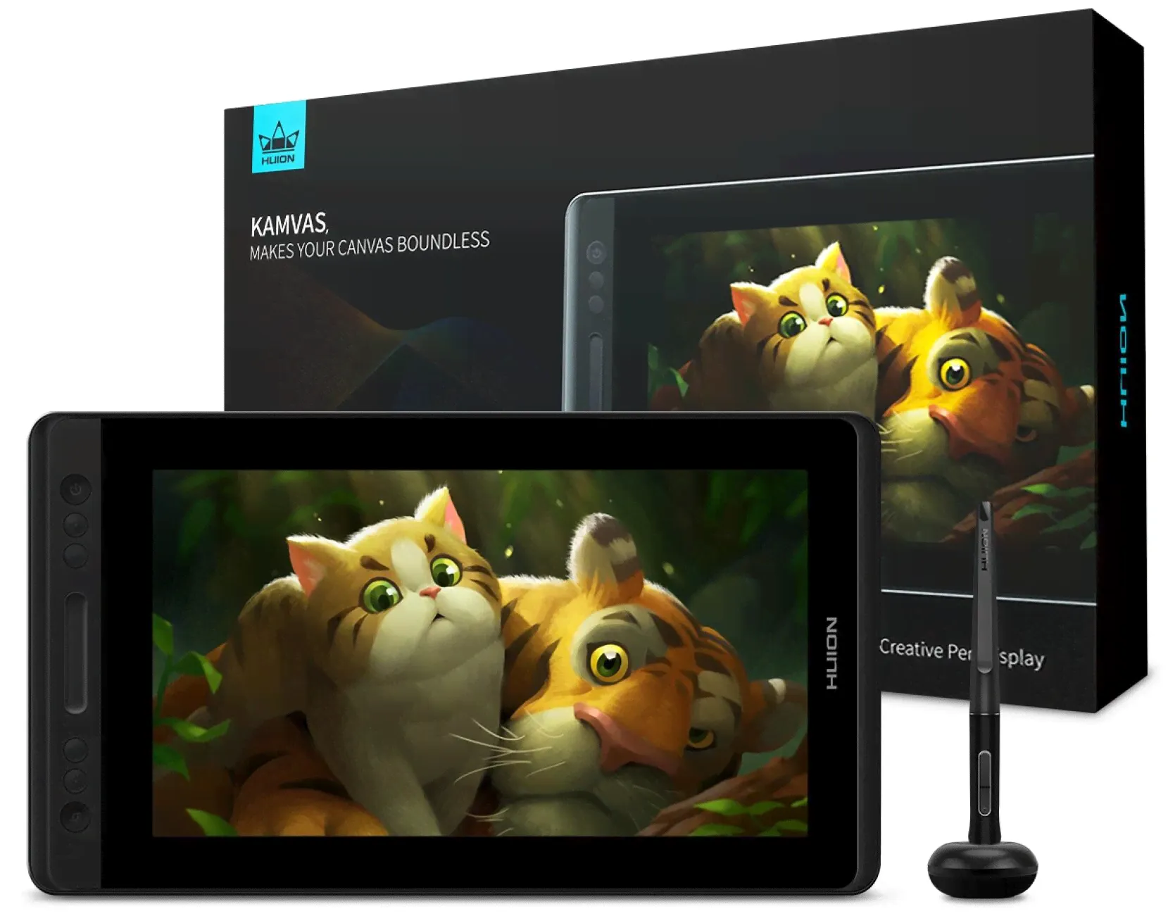 Huion Интерактивный дисплей HUION KAMVAS PRO 13 черный графический планшет-4