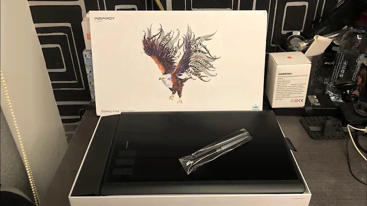 Huion Inspiroy H1060P Graphics Drawing Tablet with Tilt Response Battery-Free Stylus Unboxing
