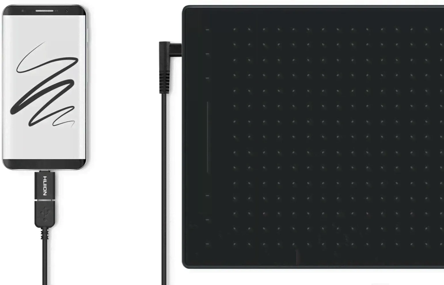 Huion Планшет графический Huion Inspiroy RTP-700 Blue графический планшет