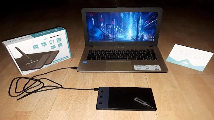 Huion H420 Graphic Drawing Tablet l Review, Unboxing & Test