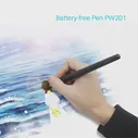 Безбатарейный стилус для графического планшета HUION PW201, графический планшет для рисования H430P, 4096 уровней (art.: 3920be65a70c2)