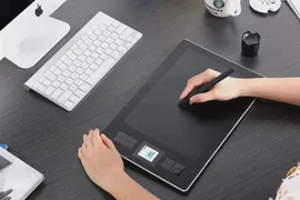 🛍 Беспроводной графический планшет Huion DWH69 9*6 дюймов, графический планшет, профессиональный цифровой планшет для рисования, ручка, планшет, перчатка для художника