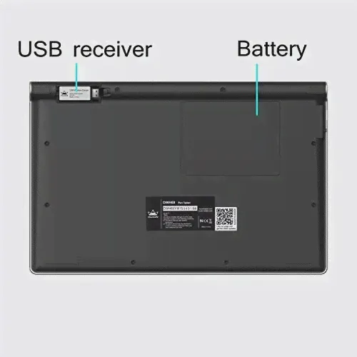 🛍 Беспроводной графический планшет Huion DWH69 9*6 дюймов, графический планшет, профессиональный цифровой планшет для рисования, ручка, планшет, перчатка для художника-3