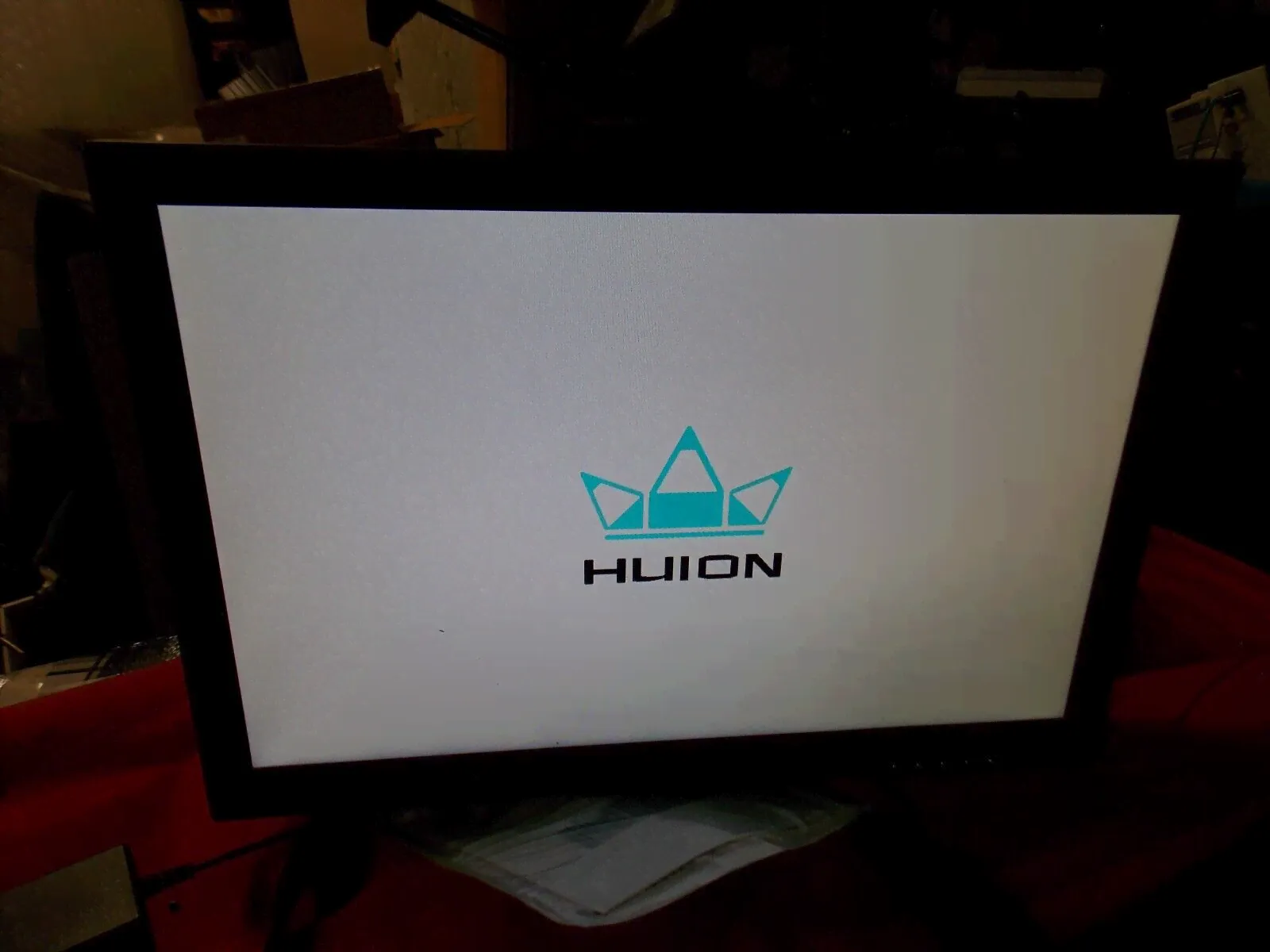 huion GT190 19 inch Digital Pen Drawing Graphics Tablet - Black NO PEN-0