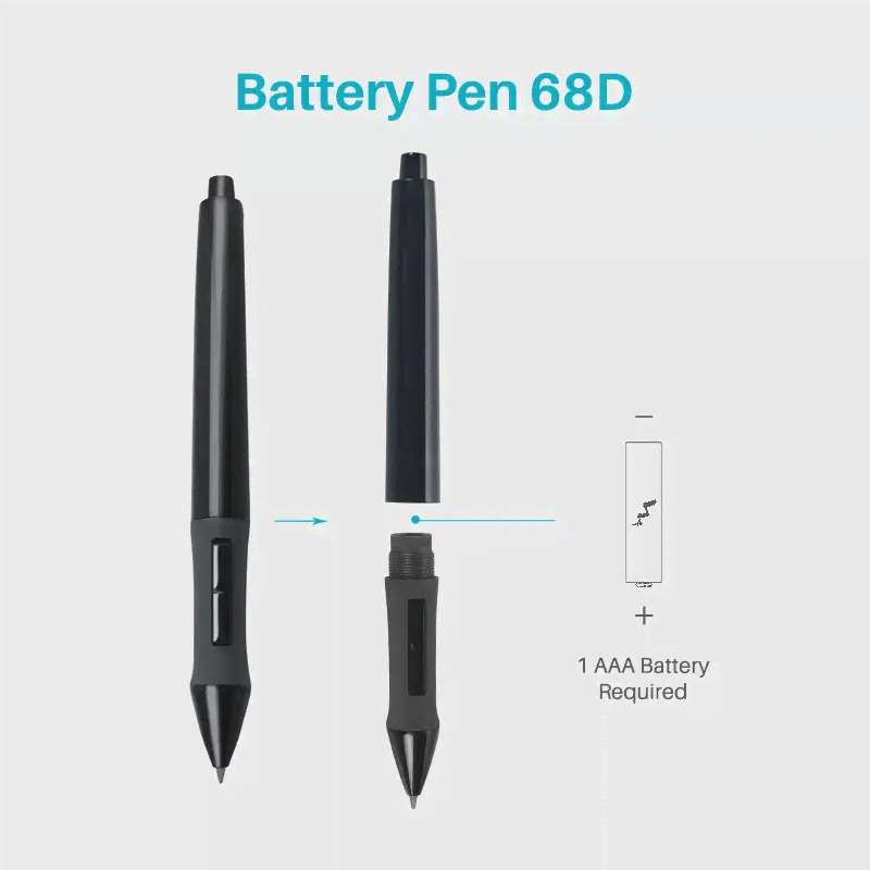 🛍 Цифровой Стилус HUION для аккумулятора PEN68DP68D, замена PC332PE330 для стилуса, фотография, фотография-4