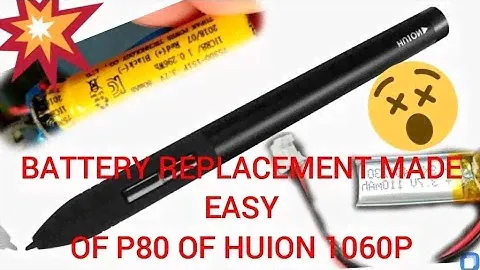 P80 graphic pen for Huion H1060P battery replacement