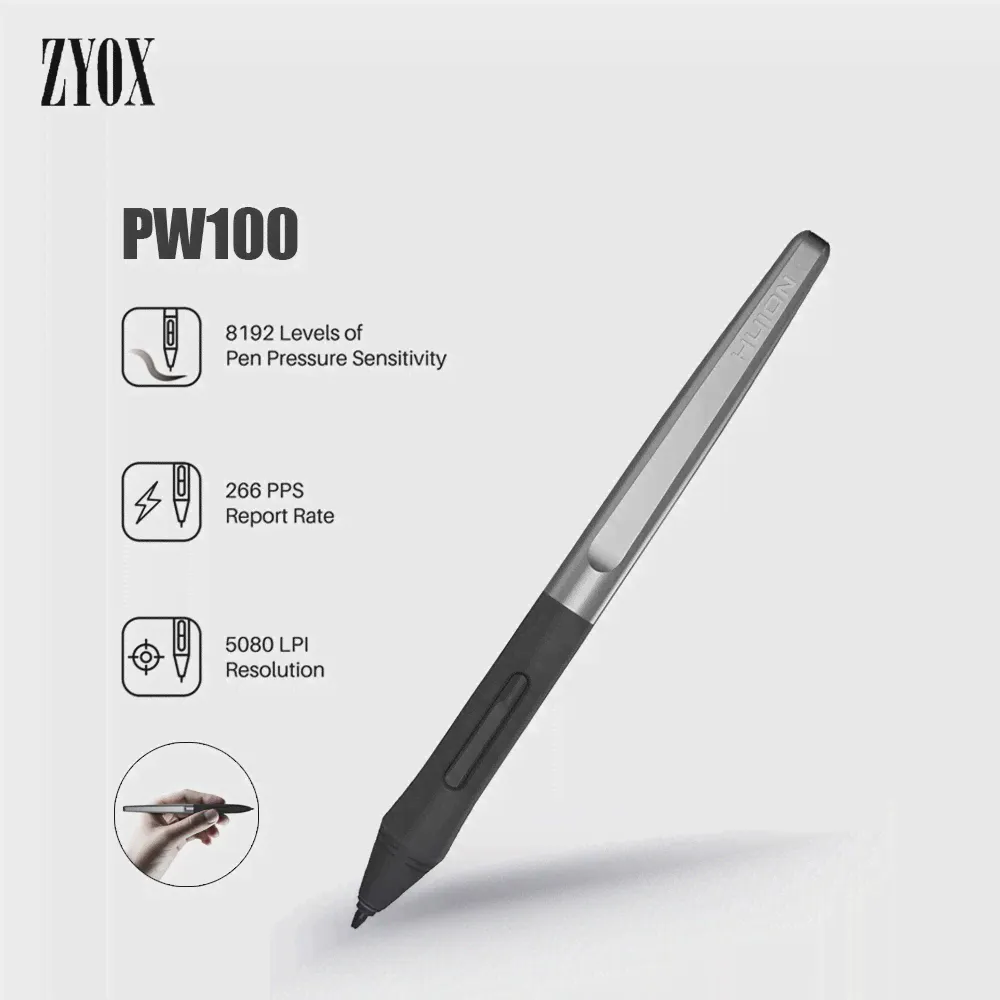 Для HUION PW100 Стилус без батареи Для HS64 HS610 H640P H950P H1060P H1161 H610PROV2 H320M Графический Планшет Для Рисования цифровой Ручкой