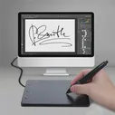 Цифровой планшет Huion H420 для рисования, 4-дюймовый планшет для профессиональной подписи, USB, графический планшет для игры OSU (art.: 7942fdeca)