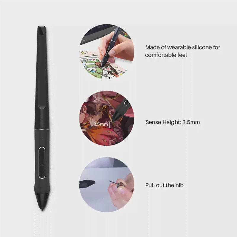 Стилус для планшета HUION Kamvas13 22 12 GS1562GS1161 (art.: 3920be3d7731a)-1