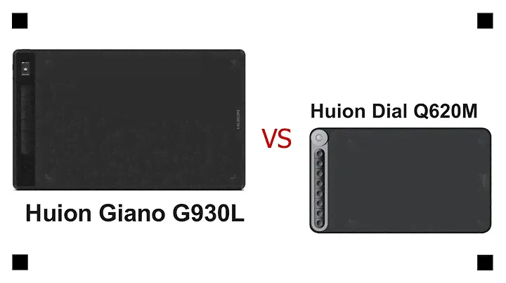 Huion Giano G930L vs. Huion Dial Q620M - Сравнение графических планшетов