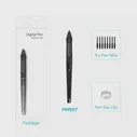 🛍 Стилус PW507 для цифровых графических планшетов HUION Kamvas Pro 12Pro 13Pro 161620 с двумя Экспресс-клавишами X6HA
