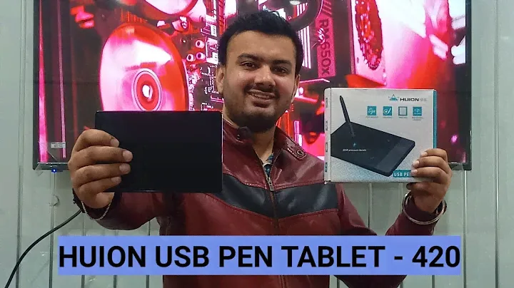 🔥🔥Huion -420 USB Pen Tablet Unboxing & Review in Hindi || Graphics Drawing Pen Tablet - 420 ⚡⚡