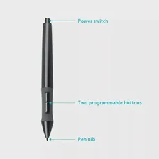 🛍 Стилус цифровой Huion P68 для Huion 2048H420New 420 Plus, профессиональный беспроводной экран со стилусом P68, 1060 уровней нажатия