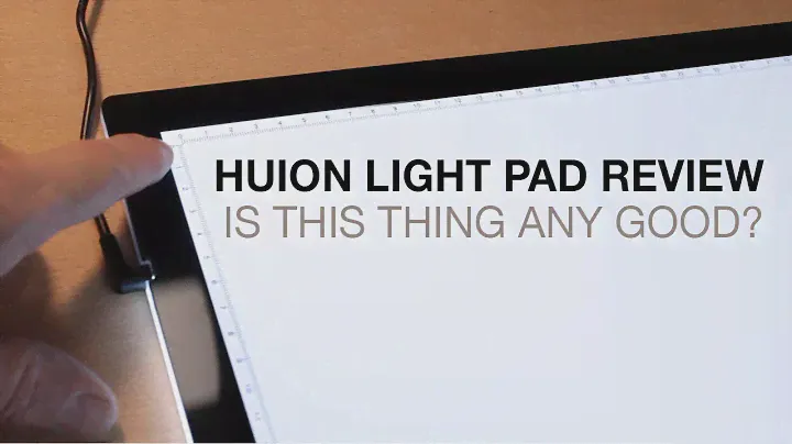 Обзор светодиодной панели Huion A3 и начало комиссии по рисованию, часть. 1